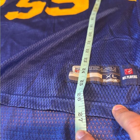 BUNDLE‎  St. Louis Rams Kids XL Blue Yellow #55 LAURINAITIS Jersey & men L Tee - Picture 6 of 13
